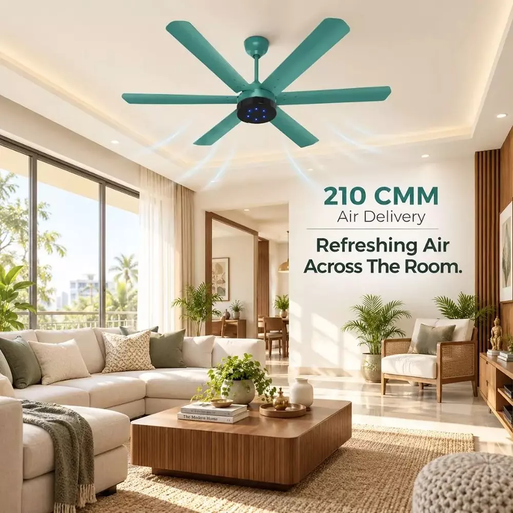 xuga-ceiling-fan-210-cmm-air-flow-6-blades-320-rpm-1200-mm-sweep-size-teal-dual-color-jovian-f6t