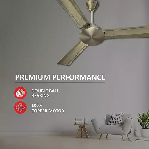 Havells EP Trendy ES Antique Brass 1200 mm Ceiling Fan, FHCTR1SABR48