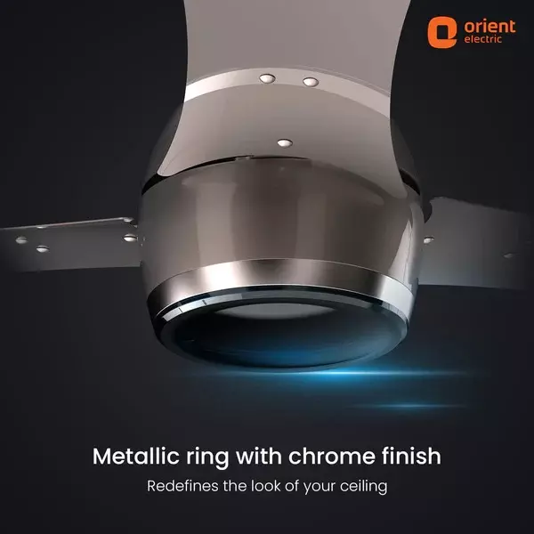 Orient BLDC Premium Aeon Antidust Ceiling Fan with Remote Magma Grey 1200 mm 32 W 3 Blades 350 RPM