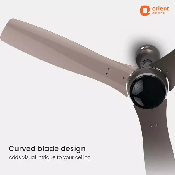 Orient BLDC Premium Aeon Antidust Ceiling Fan with Remote Magma Grey 1200 mm 32 W 3 Blades 350 RPM