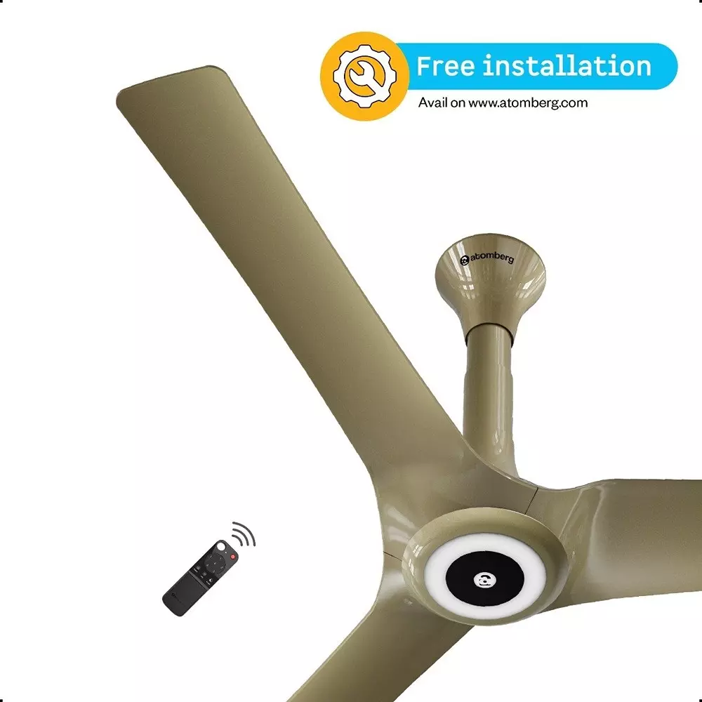 Atomberg Aris Starlight (All smart) Tuscan Gold 1200 mm Ceiling Fan with Remote