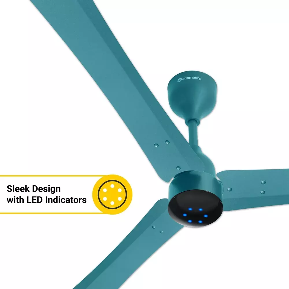 Atomberg Renesa+ Aegean Blue 1200 mm Ceiling Fan with Remote