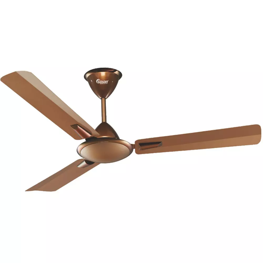 Glister Blossom 75 W Ceiling Fan 1200 mm (47 inch) Sweep Size 400 RPM Aluminium Coffee