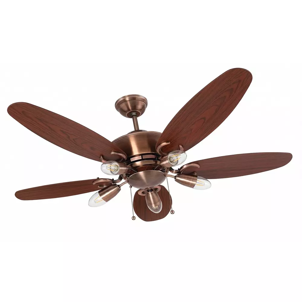 HPL Super Premium BLDC Ceiling Fan 48 Inch (122 cm) Size 1200 mm Sweep Size 40 W Power Wood Finish, Centaur (HPLCFCES3SRSWF48)