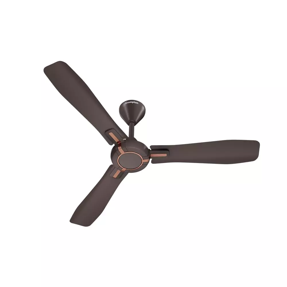 Crompton Highspeed Santos Anti-Dust Ceiling Fan 1200 mm (48 inch) Sweep Size Star Rated Americano Brown Color