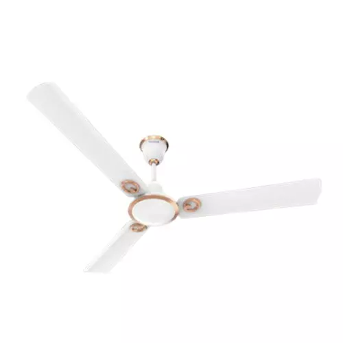 Polycab Ceiling Fans 1200 mm Sweep Elanza Prime Pearl White Rose Gold