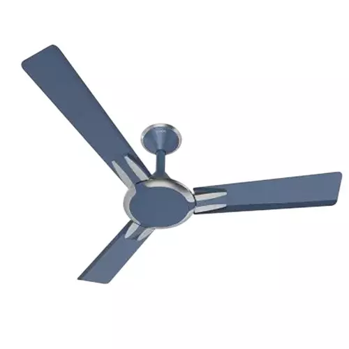 Polycab Ceiling Fans 1200 mm Sweep Elanza Neo Sapphire Blue Silver