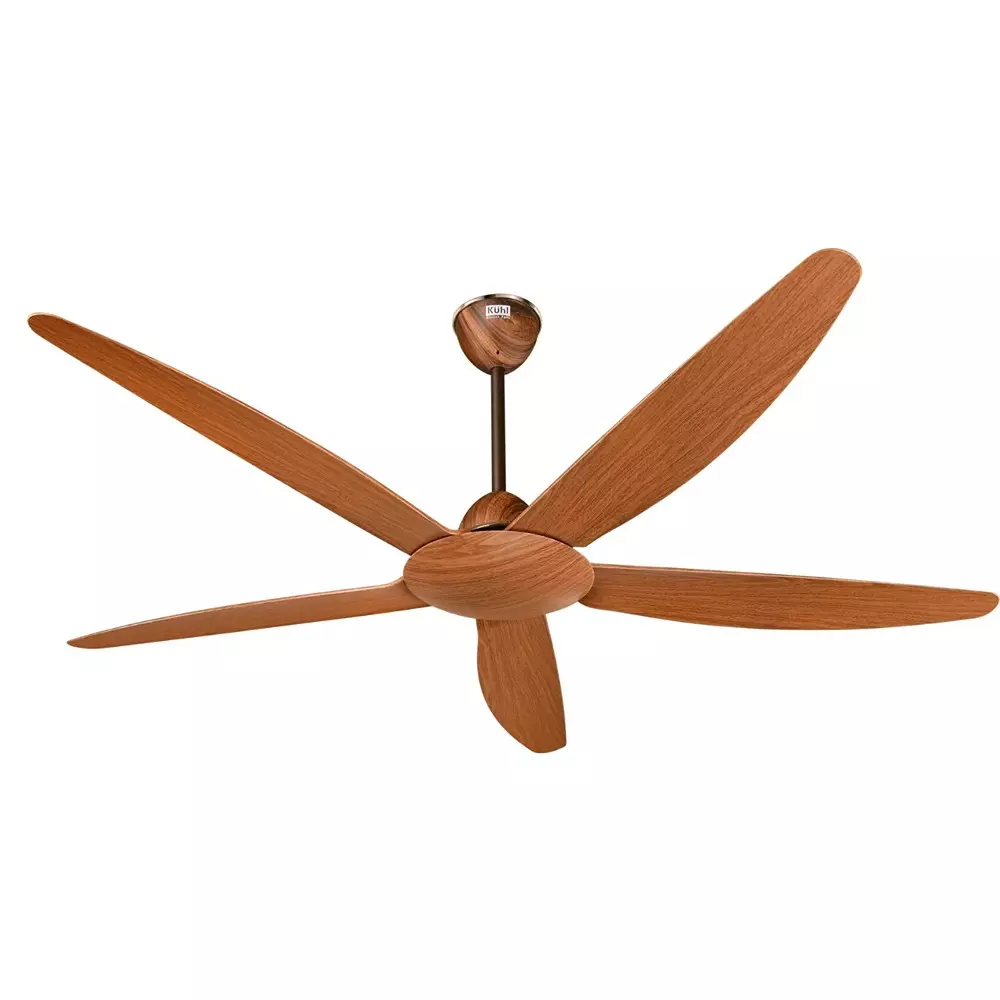 Kuhl Ceiling Fan Meridian-M55 1400 mm Sweep Size 35 W 3 Blades Teak Wood color