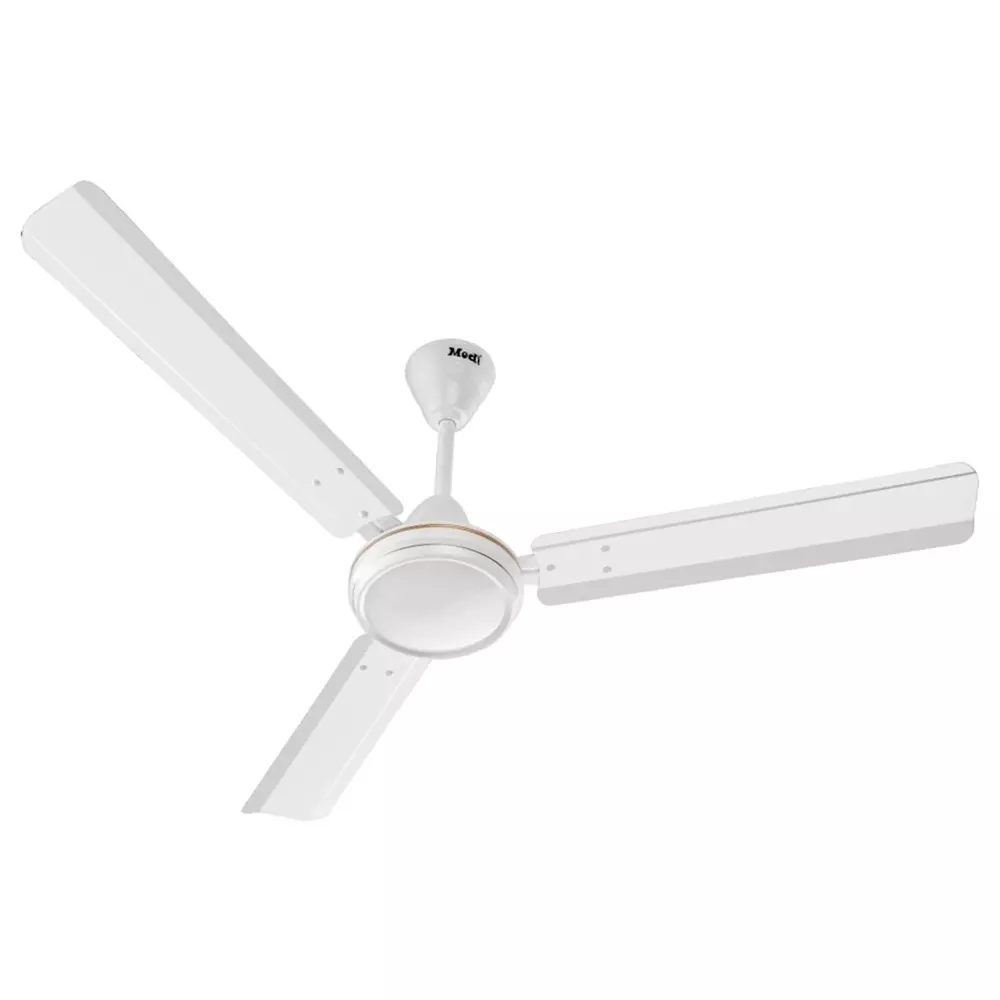 Modi Advance Ceiling Fan 1200 mm White Color, 48-ADVANCE-WHT-PK1