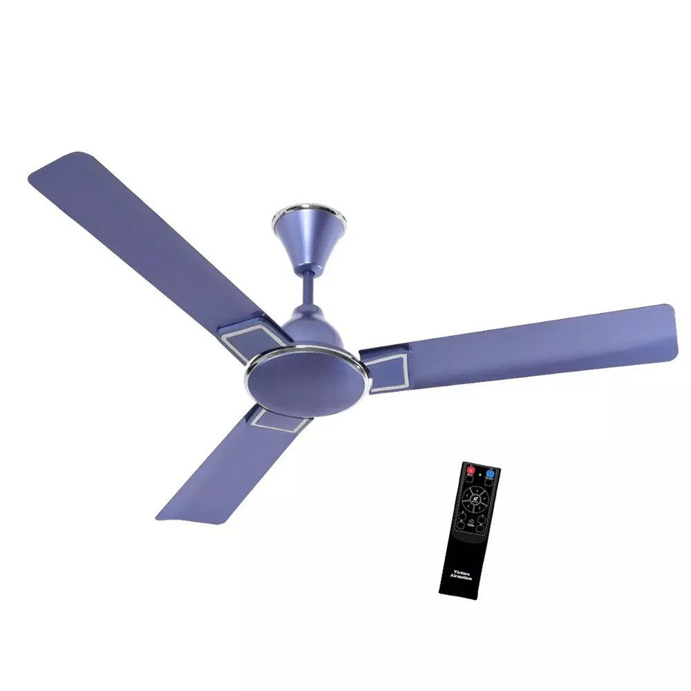 Victura AIRBORNE BLDC Ceiling Fan Royal Blue 30 W Power 1200 mm Sweep Size for Home & Office Use
