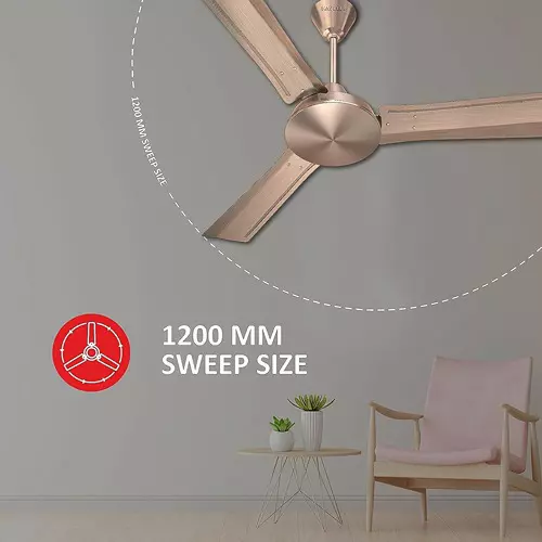 Havells EP Trendy ES Antique Copper 900 mm Ceiling Fan, FHCTR1SACU36