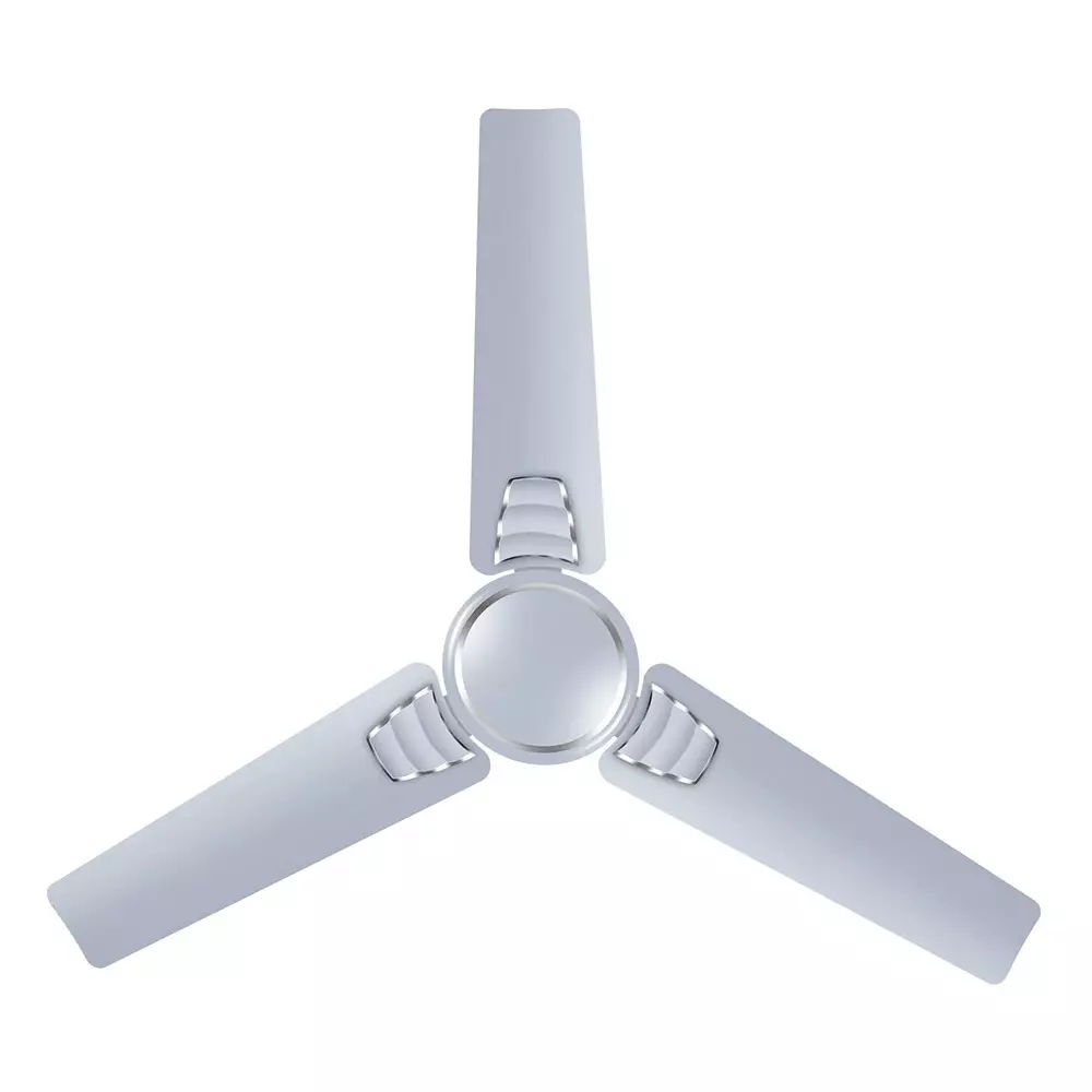 RR Signature WAVIA BLDC Ceiling Fan Silky Silver 1200 mm Sweep 370 RPM