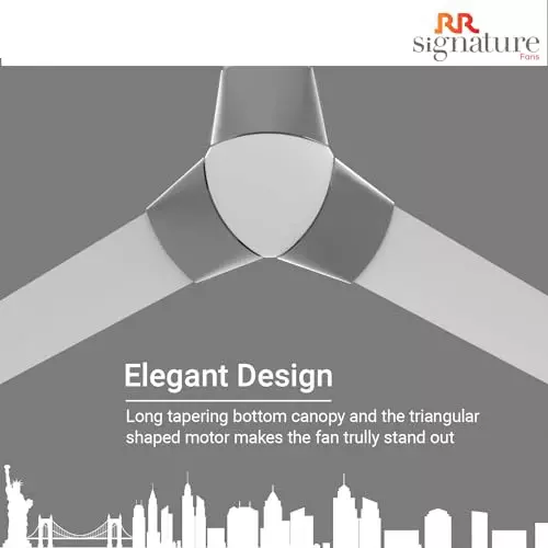 RR Signature NEW YORK RICHMOND Ceiling Fan Alice White 600 mm Sweep 850 RPM