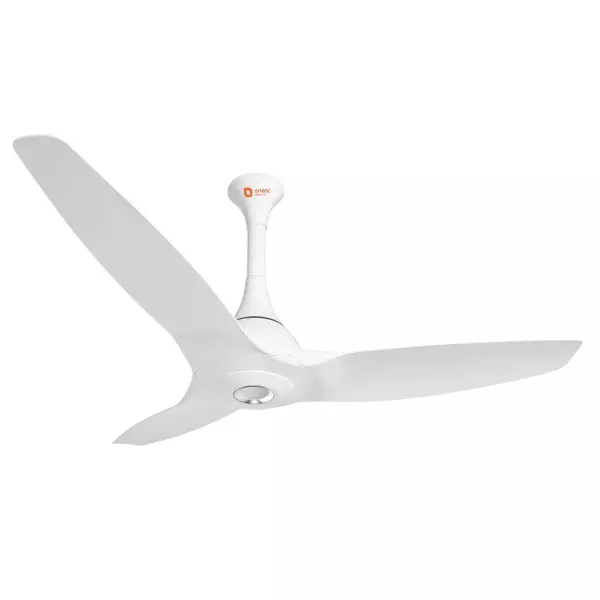 Orient BLDC Premium Aeroquiet Noiseless Ceiling Fan with Remote White 1200 mm 35 W 3 Blades 310 RPM