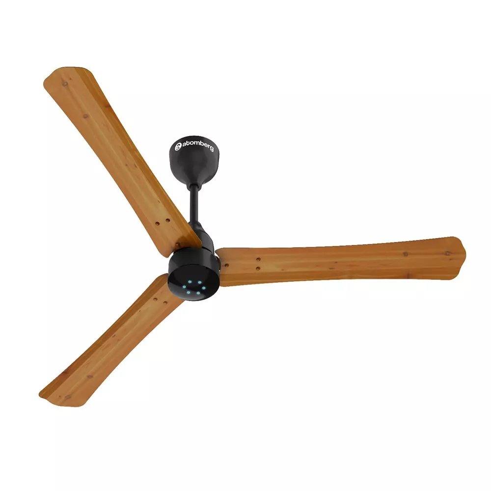 Atomberg Renesa+ Golden Oakwood 600 mm Ceiling Fan with Remote