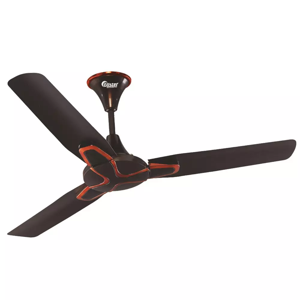Glister Jasmine 75 W Ceiling Fan 1200 mm (47 inch) Sweep Size 400 RPM Aluminium