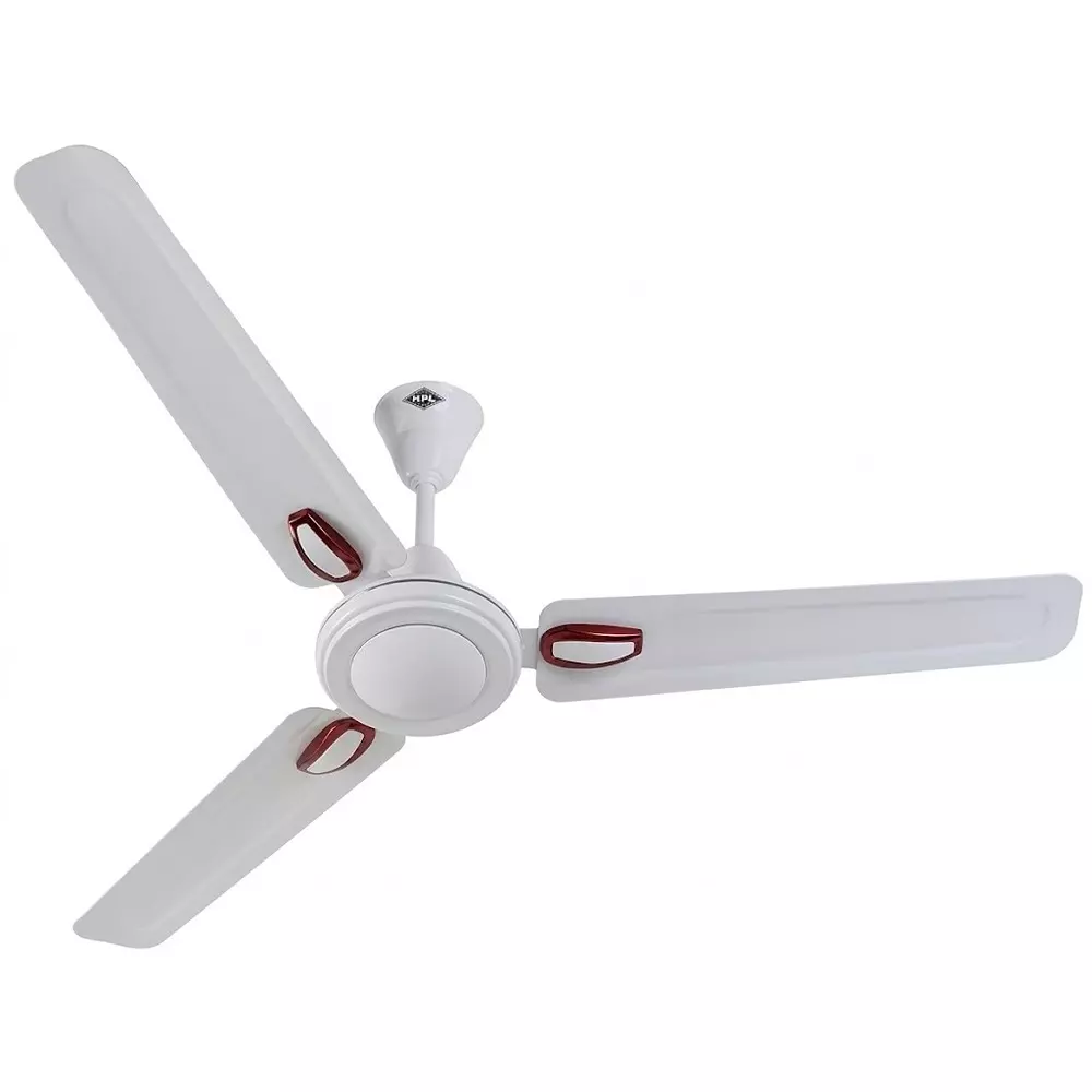 HPL ECO Ceiling Fan 48 Inch (122 cm) Size 1200 mm Sweep Size 50 W Power White, Viktor Deco ES (HPLCFVDES1SRSWH48)