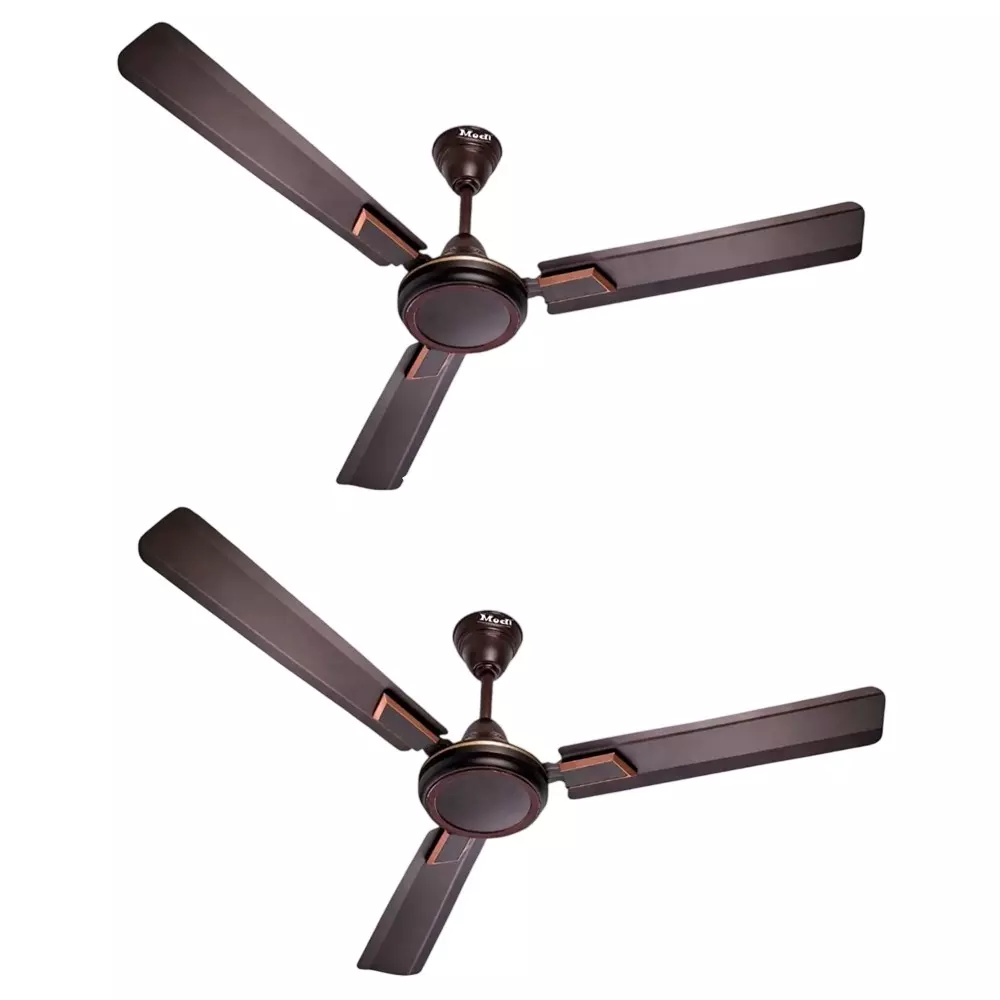 Modi Advance Deco Ceiling Fan 1200 mm Smoke Brown Color, 48-AdvanceDeco-SB-PK2 (Pack of 2)