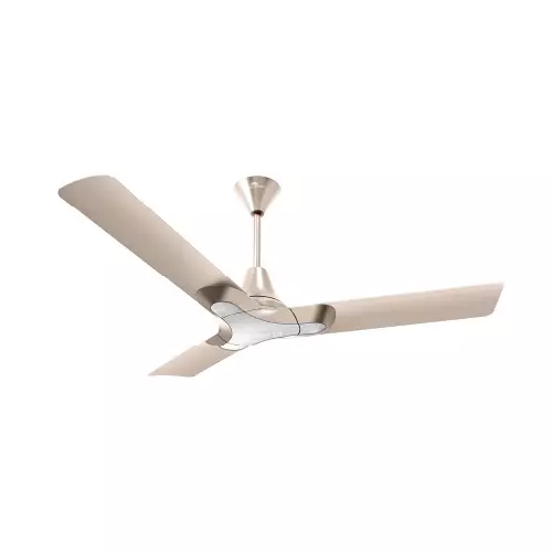 RR Signature NEW YORK BROOKLYN BLDC Ceiling Fan Champagne Gold 1200 mm Sweep 350 RPM