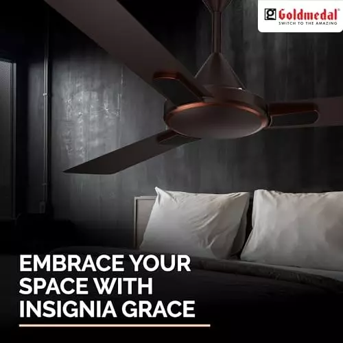 Goldmedal Insignia Ceiling Fan Espresso Brown 1200 mm, SCFP300548MQEBR