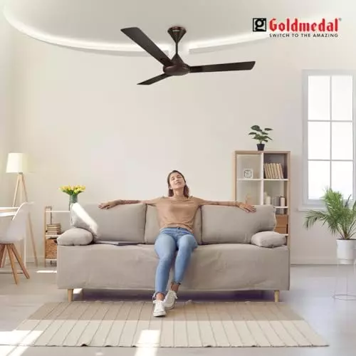 Goldmedal Insignia Ceiling Fan Espresso Brown 1200 mm, SCFP300548MQEBR