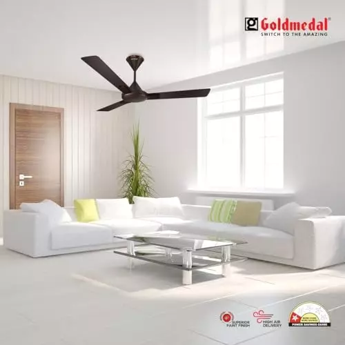 Goldmedal Insignia Ceiling Fan Espresso Brown 1200 mm, SCFP300548MQEBR