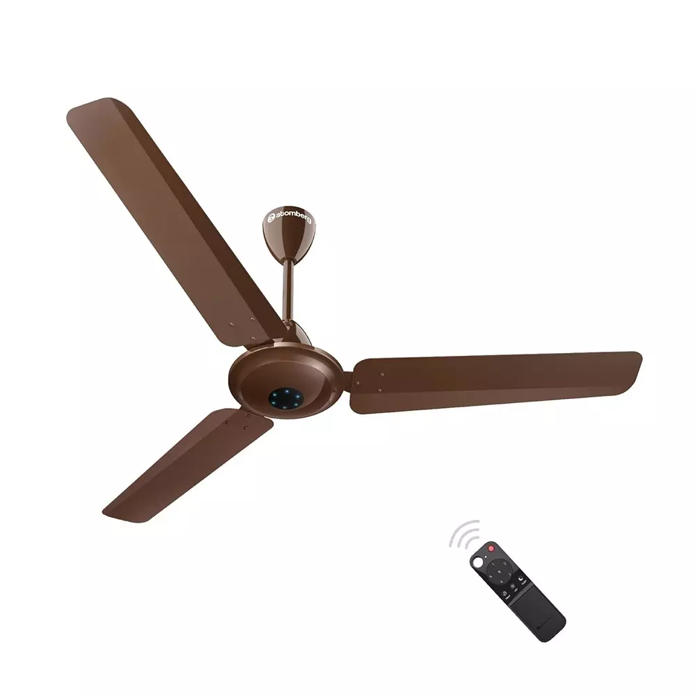 Atomberg Ikano Gloss Brown 900 mm Ceiling Fan With Remote