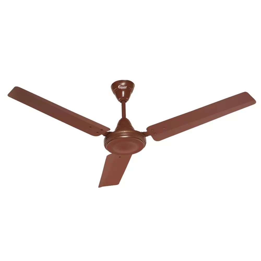 Glister Breeze 75 W Ceiling Fan 1200 mm (47 inch) Sweep Size 400 RPM Aluminium Mat Brown
