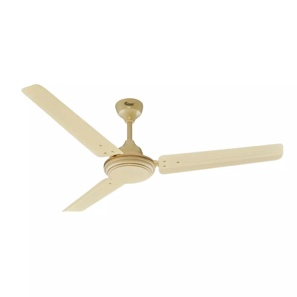 Glister Daisy 60 W Ceiling Fan 1200 mm (47 inch) Sweep Size 400 RPM Aluminium Ivory