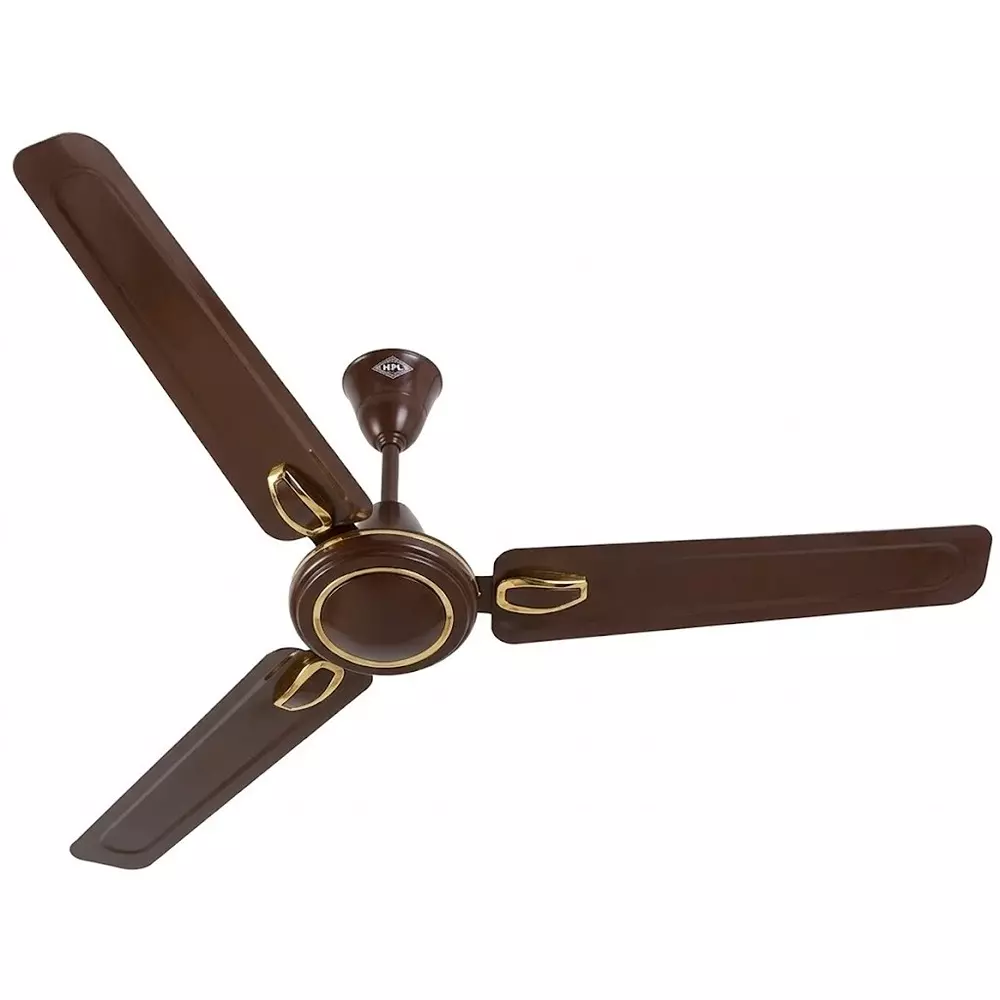 HPL ECO Ceiling Fan 48 Inch (122 cm) Size 1200 mm Sweep Size 50 W Power Brown, Viktor Deco ES (HPLCFVDES1SRSBR48)