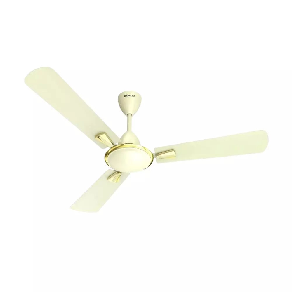 Havells Quick Air ES Decorative Ceiling Fan 1200 mm Sweep Size Bianco, FHCQA1SBNC48