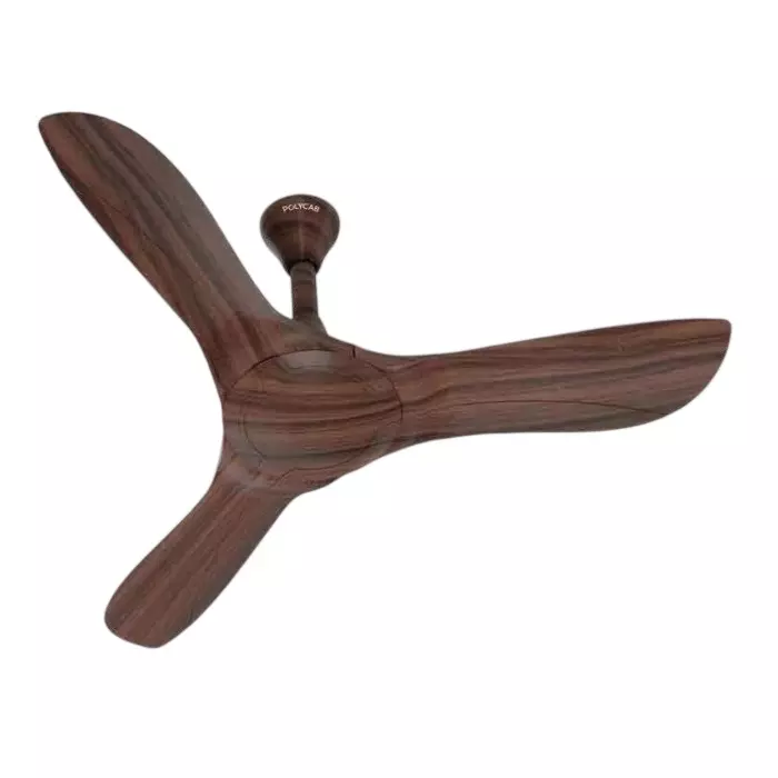 Polycab Ceiling Fans 1200 mm Sweep Silencio Cruiser Prime Walnut Wood