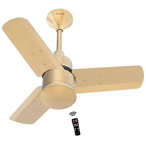 Polycab Ceiling Fan Silencio Mini 600 mm Sweep Size Birkin Gold