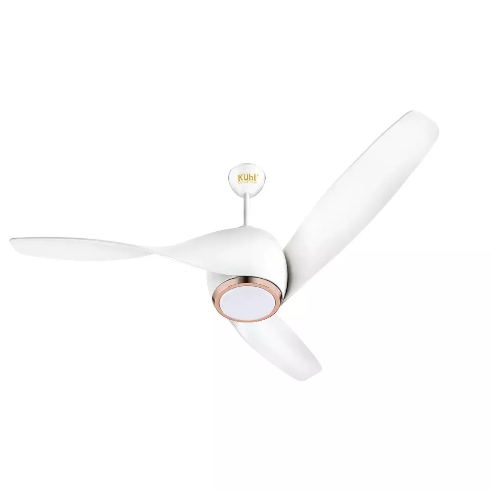 Kuhl Ceiling Fan Twist-L3 1320 mm Sweep Size 30 W 3 Aerodynamic Blades White color