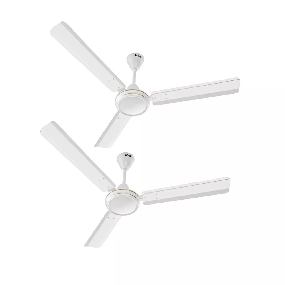 Modi Advance Ceiling Fan 1200 mm White Color, 48-ADVANCE-WHT-PK2 (Pack of 2)