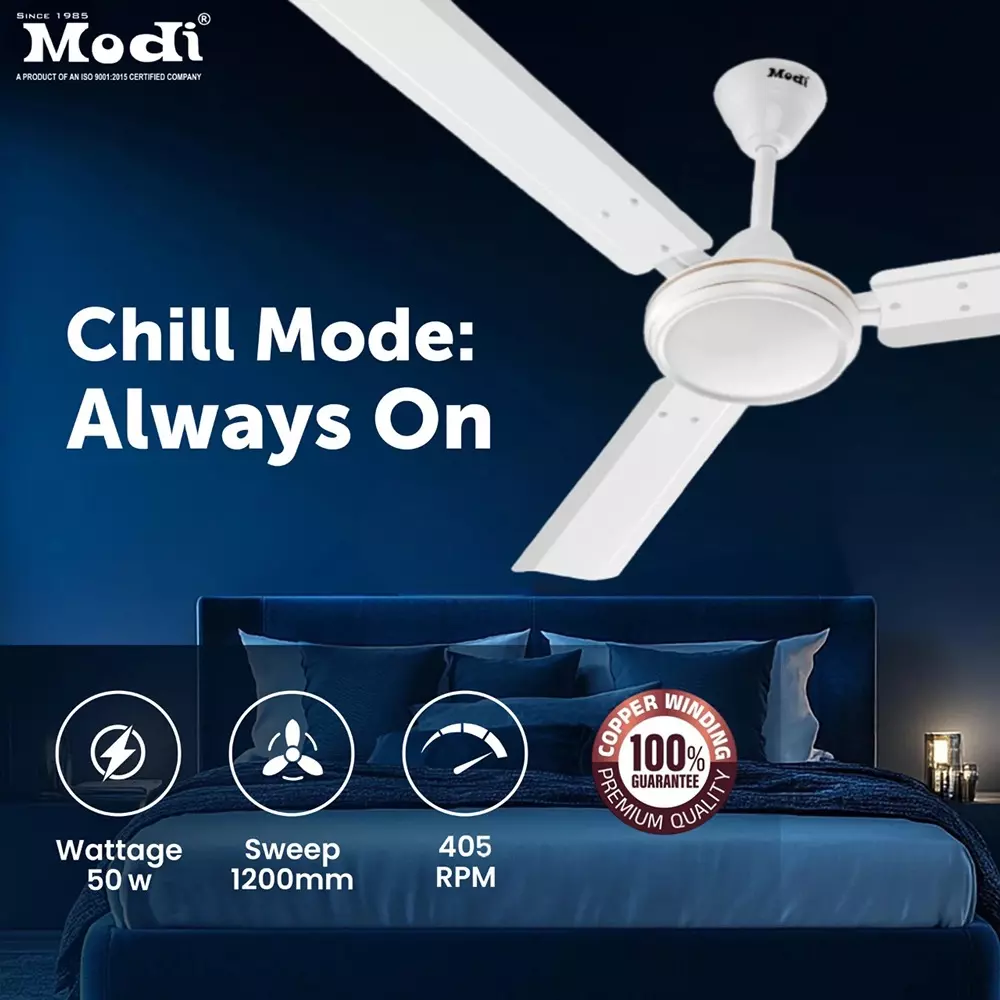 modi-advance-ceiling-fan-1200-mm-white-color-48-advance-wht-pk2-pack-of-2
