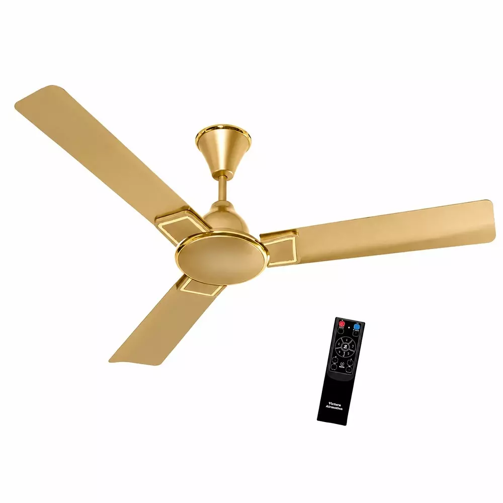 Victura AIRBORNE BLDC Ceiling Fan Topaz Gold 30 W Power 1200 mm Sweep Size for Home & Office Use