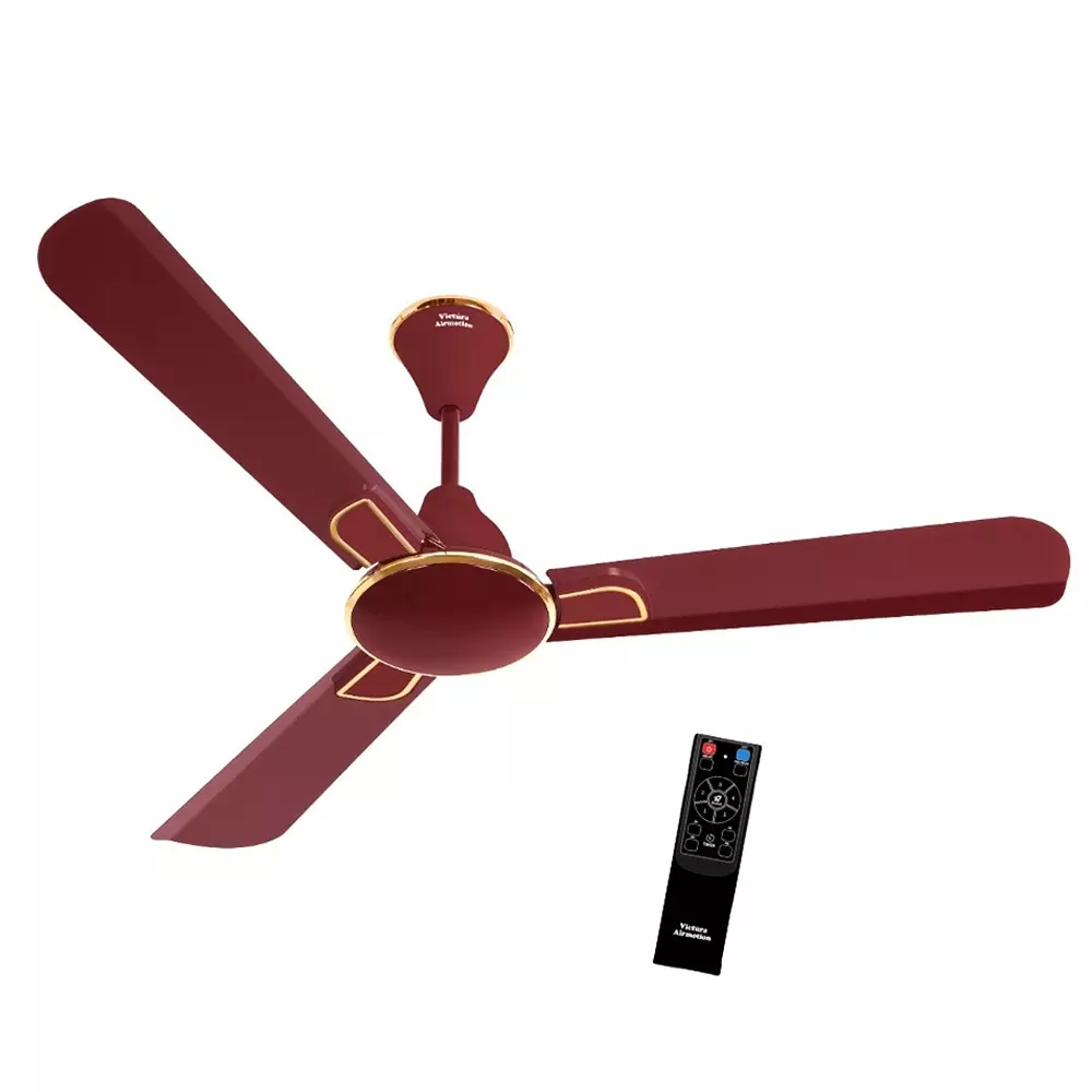 Victura GLIDER BLDC Ceiling Fan Brown 30 W Power 1200 mm Sweep Size for Home & Office Use