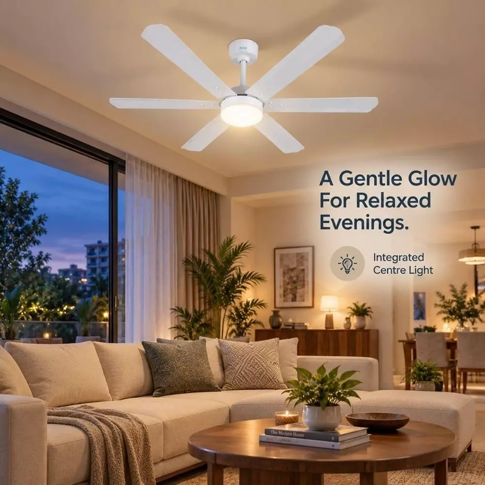 xuga-ceiling-fan-210-cmm-air-flow-bldc-motor-6-blades-320-rpm-1200-mm-sweep-size-5-star-rating-white-color-zephyr-f1f