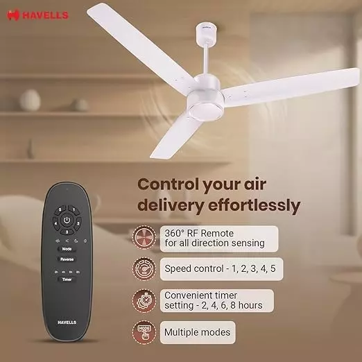 Havells Ceiling Fan Epic Blush Ivory 1200 mm
