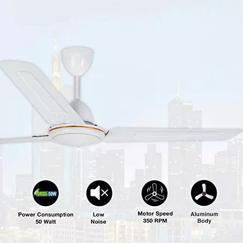 RR Signature STAR 45 Ceiling Fan White 1200 mm Sweep 380 RPM