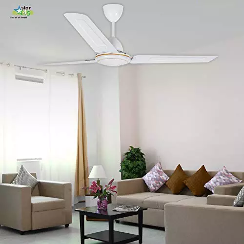 RR Signature STAR 45 Ceiling Fan White 1200 mm Sweep 380 RPM