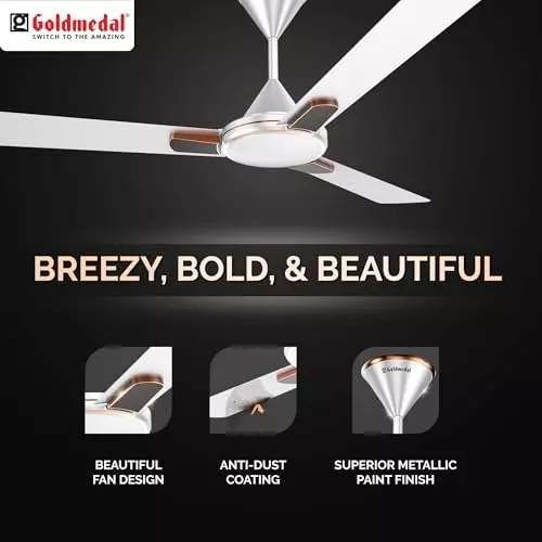 Goldmedal Insignia Ceiling Fan Angel White 1200 mm, SCFP300548MQAWH