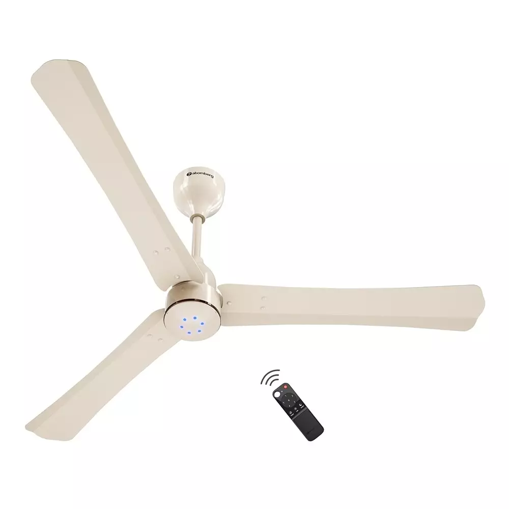 Atomberg Renesa Halo (All Smart) Seasand Ivory 1200 mm Ceiling Fan With Remote Control