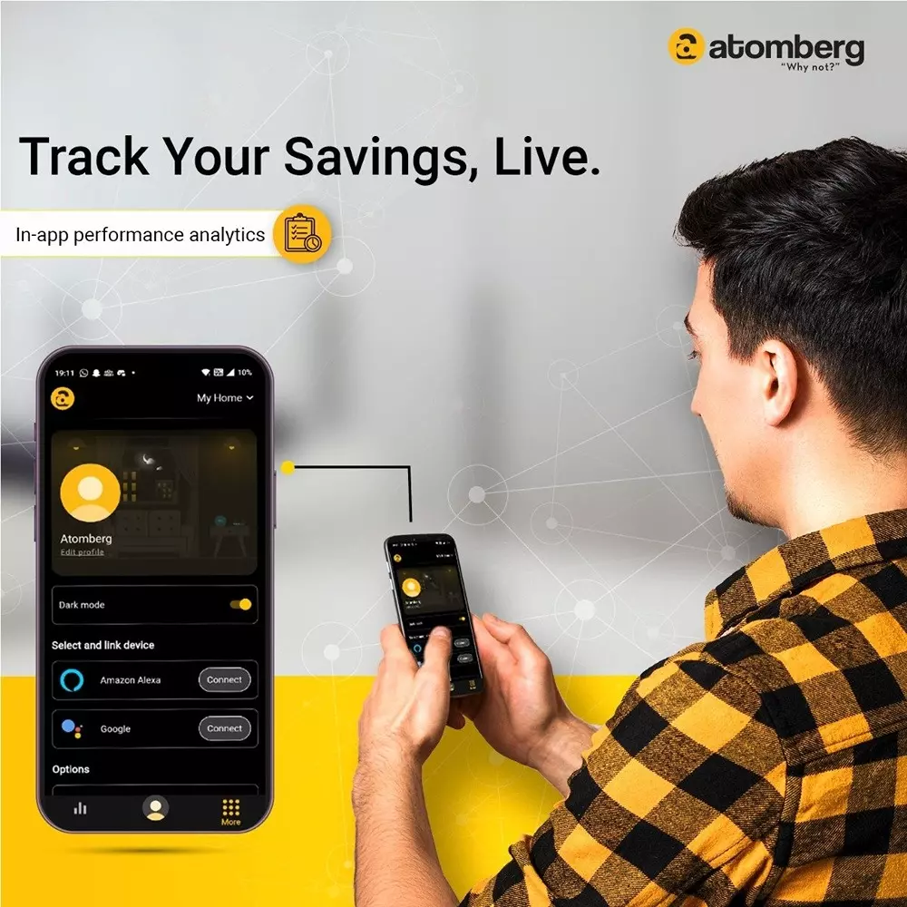 Atomberg Renesa Misty Teal 1200 mm BLDC Motor Ceiling Fan With Remote