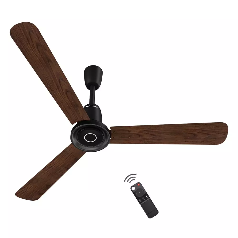 Atomberg Studio Nexus Smart Dark Walnut (Wooden) 1400 mm Ceiling Fan With Remote
