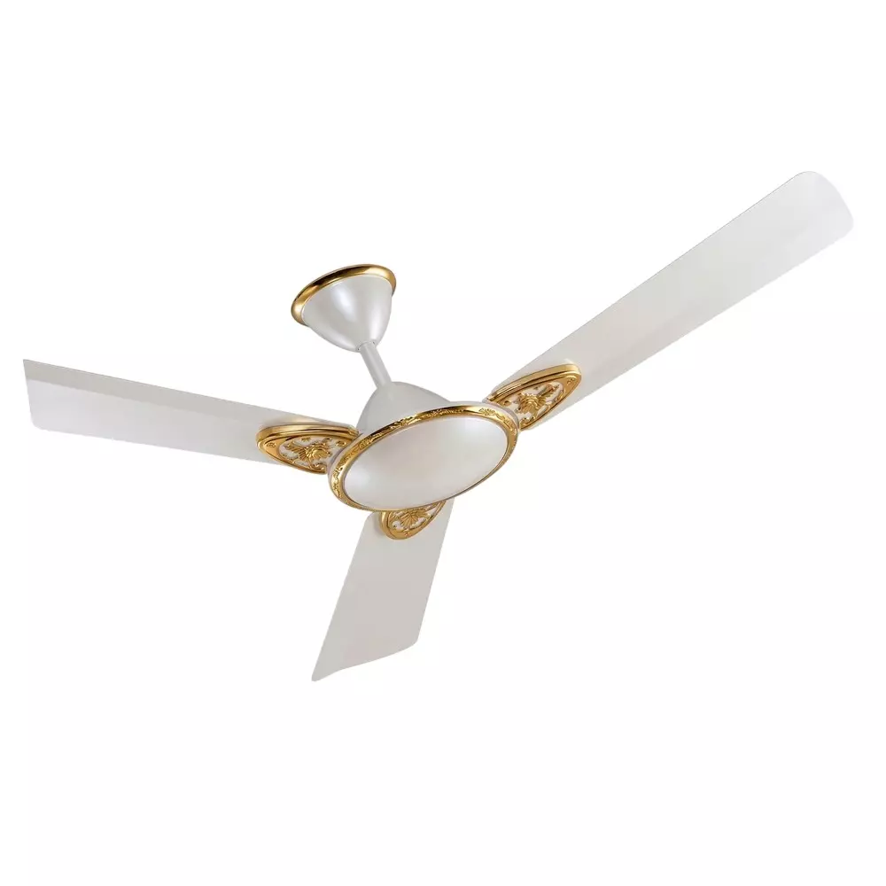 HPL Premium Ceiling Fan 48 Inch (122 cm) Size 1200 mm Sweep Size 50 W Power Beige Copper, Gusto Art -ES (HPLCFGAES1SRSBC48)