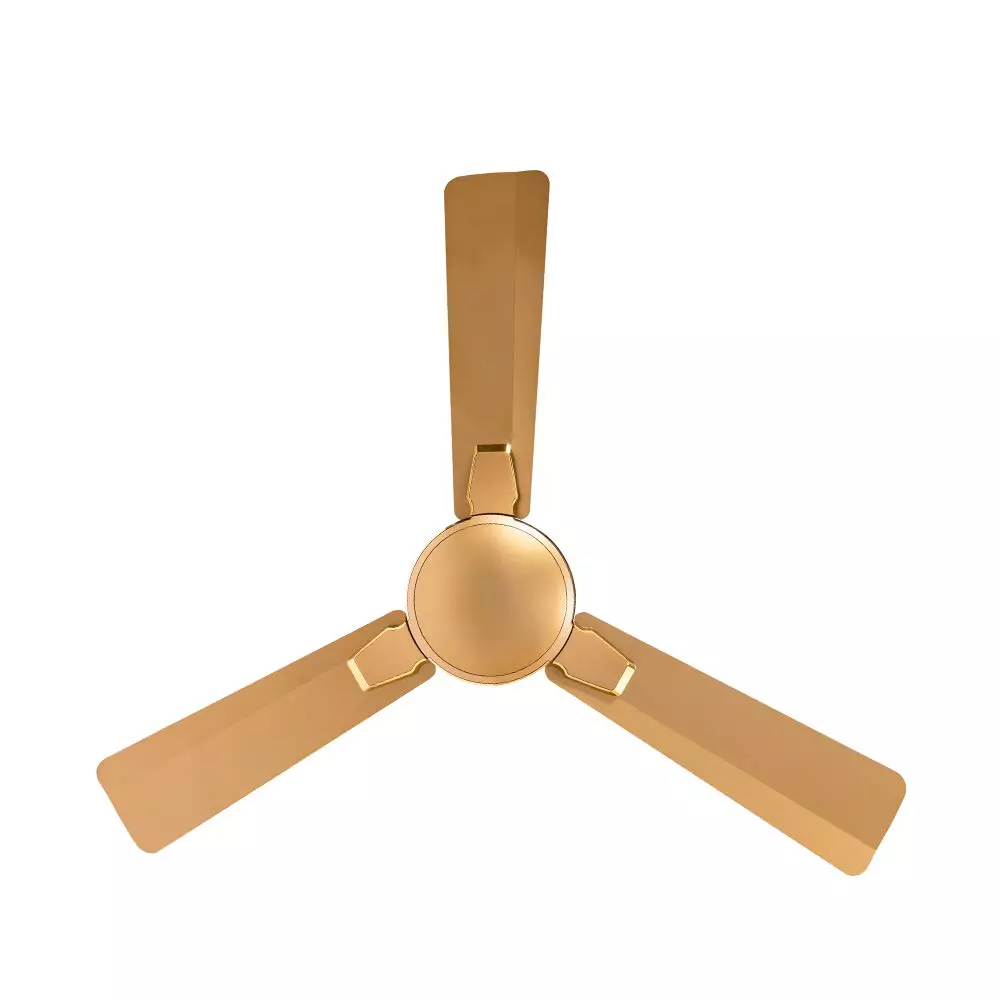 Crompton Aura Prime Anti-Dust Ceiling Fan 1200 mm (48 inch) Sweep Size Duratech Technology Birken Gold Color