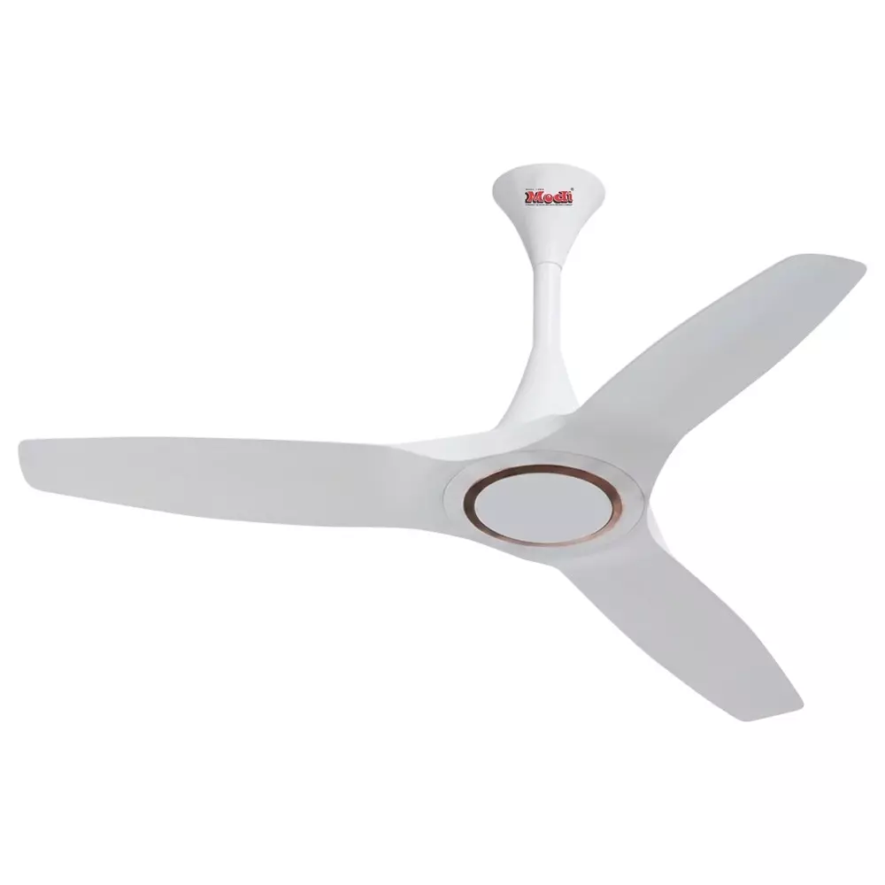 Modi Entaliya Premium Decorative Ceiling Fan 1200 mm White Color, 48-Entaliya-Pre-White-PK1