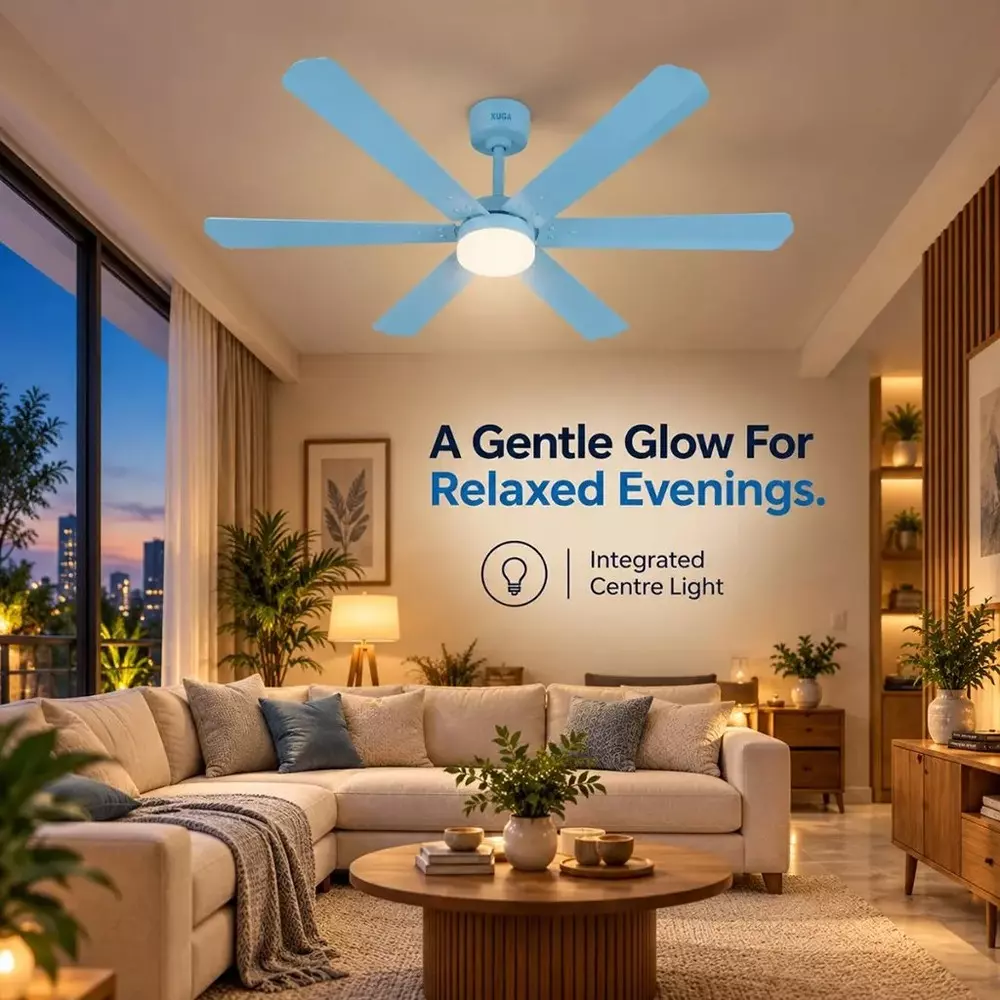 xuga-ceiling-fan-210-cmm-air-flow-bldc-motor-6-blades-320-rpm-1200-mm-sweep-size-5-star-rating-light-blue-color-zephyr-f1k